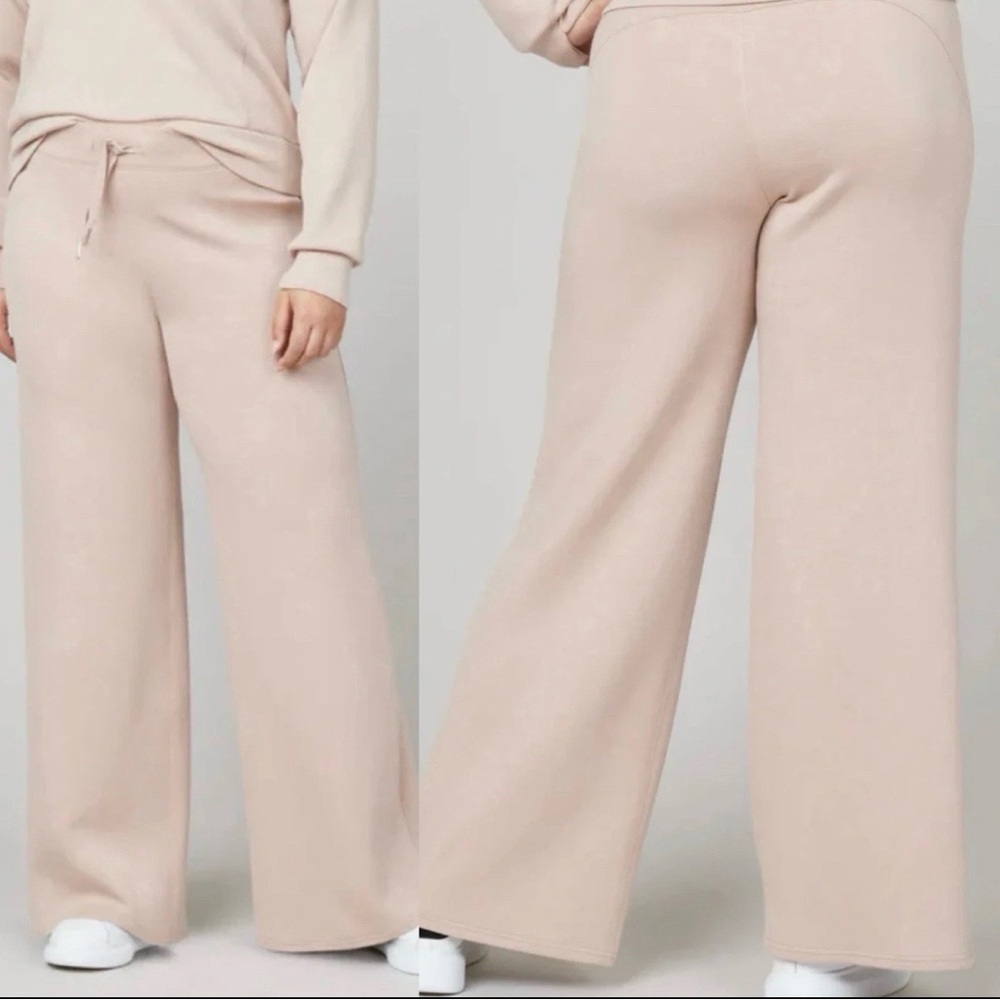 Spanx Airluxe Wide Leg Athleisure Loungewear Pants Lunar Blush 3XL